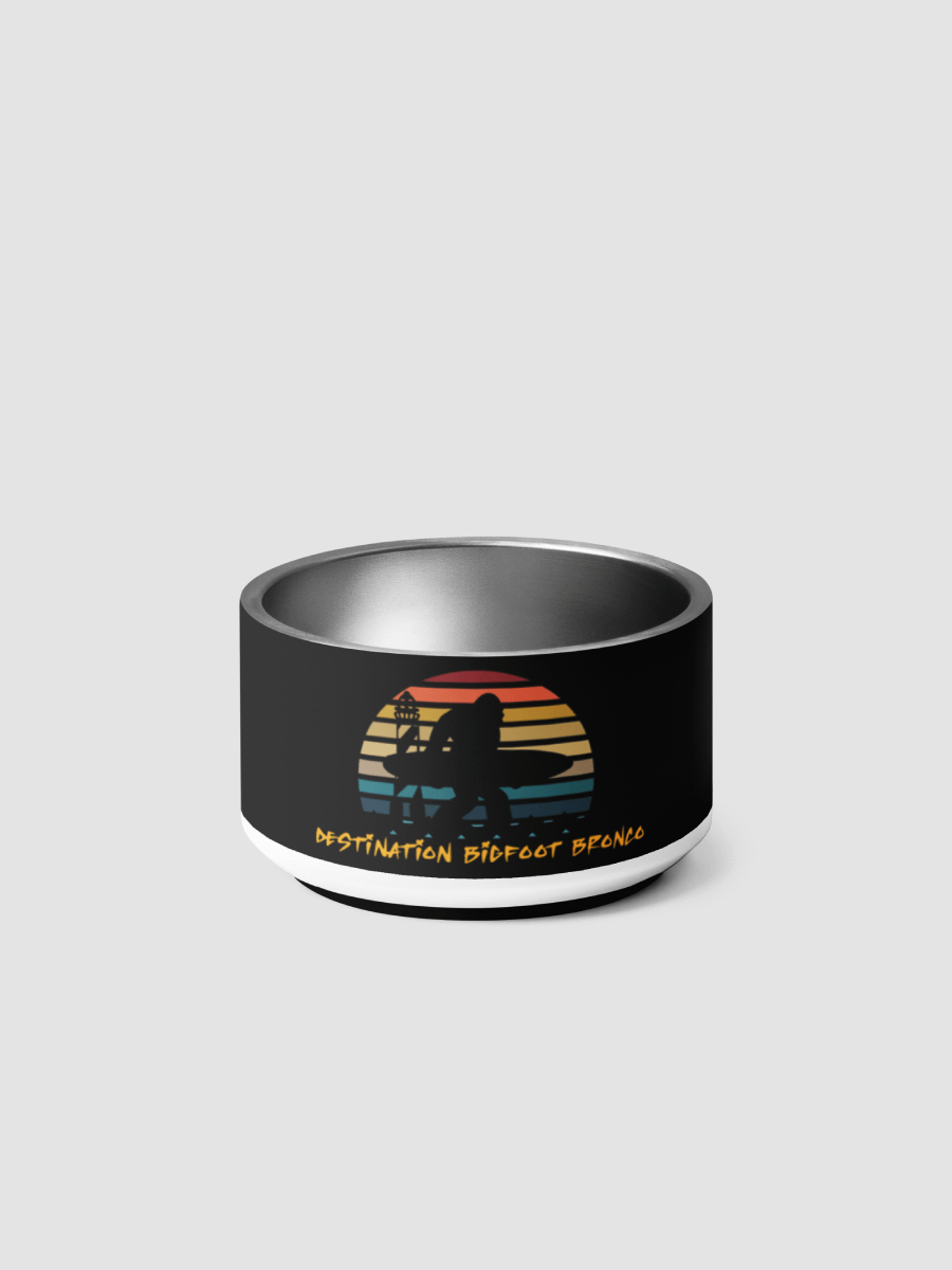 Destination Bigfoot Bronco Classic Logo Dog Bowl (Multiple Sizes Available) product image (1)