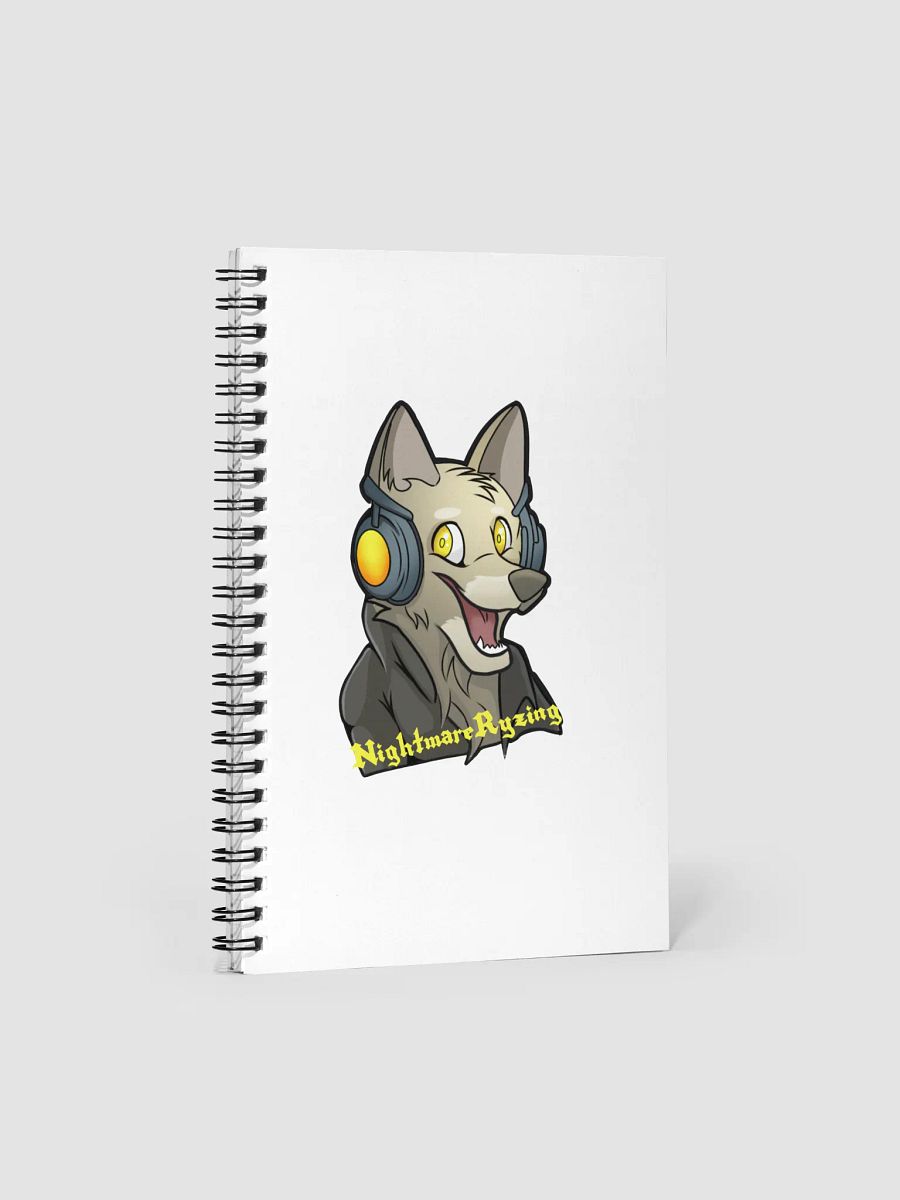 Nightmare Ryzing Wolf Spiral Notebook product image (1)
