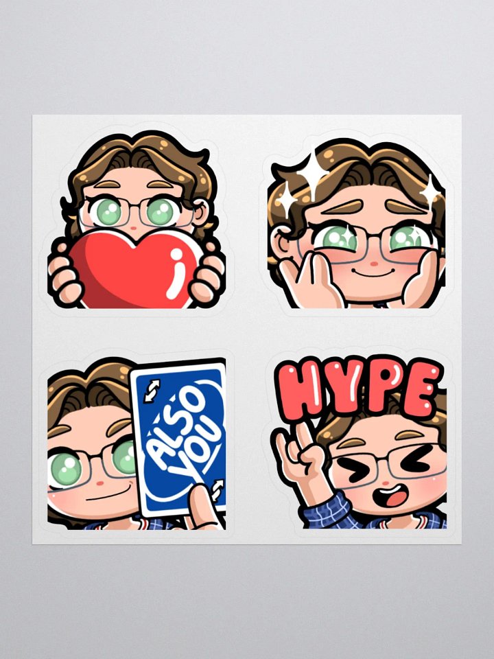 Scary hype Stickers product image (2)