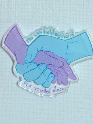Crowded Places - Acrylic Pin product image (1)