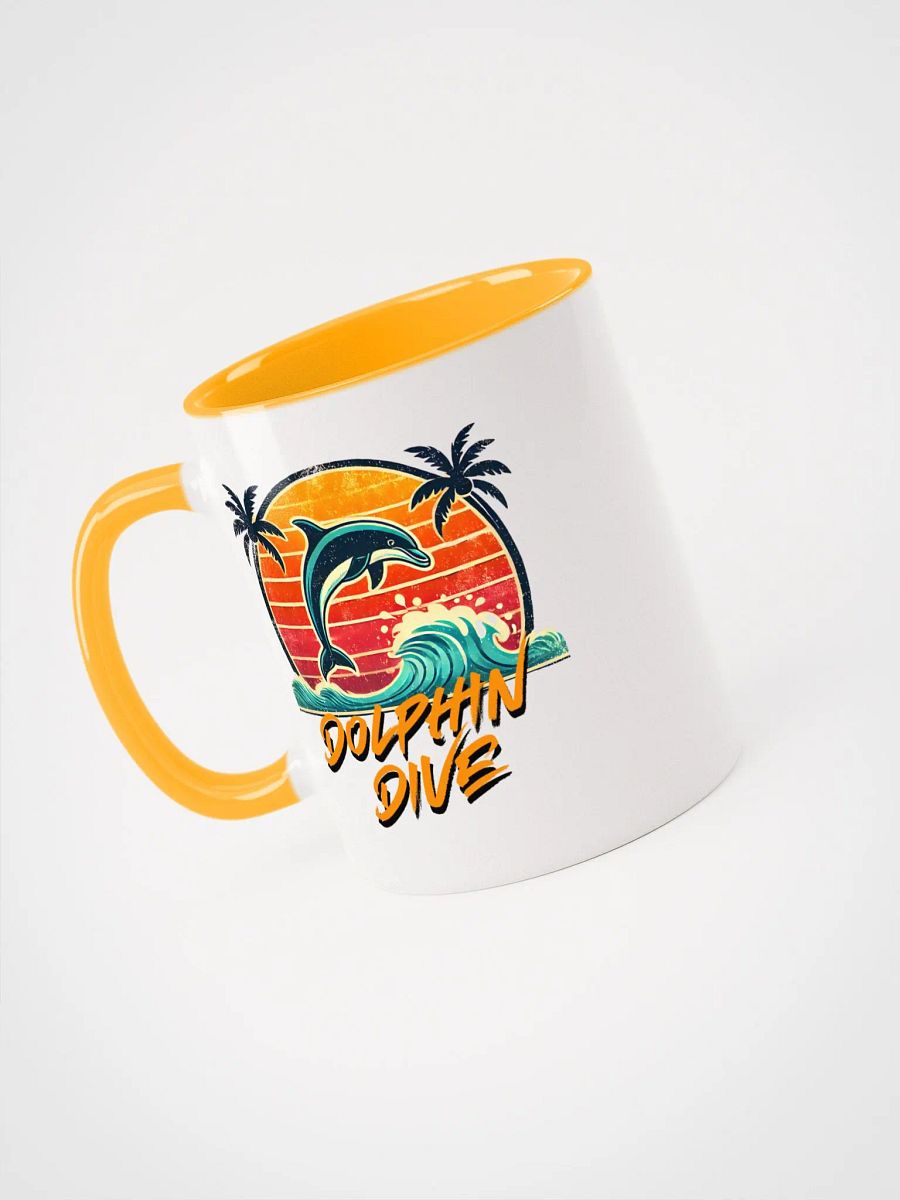 Sunset Dolphin Dive Ceramic Mug product image (34)
