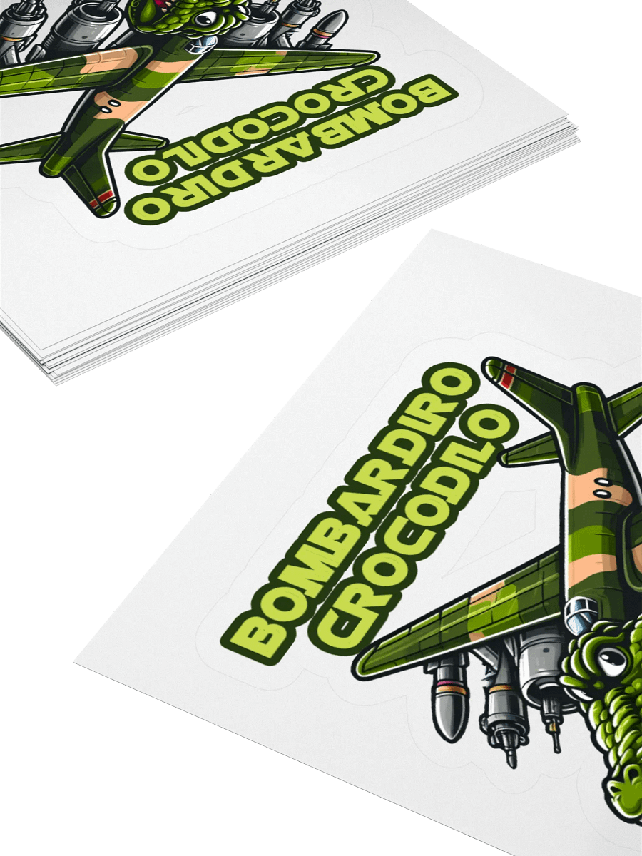 Bombardiro Crocodilo – Brainrot Cartoon Sticker product image (10)