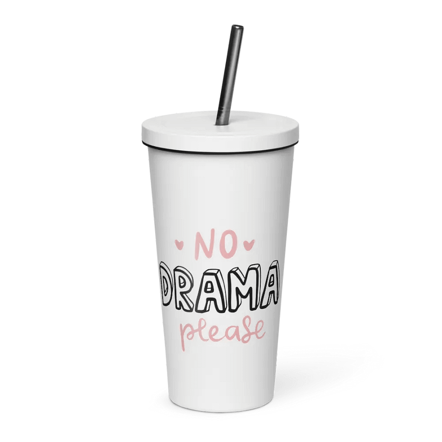 Vaso de acero inoxidable con pajita product image (3)