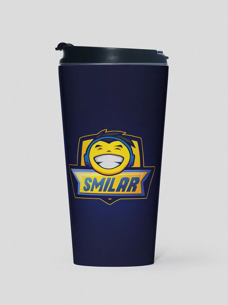 Smilar Shield Logo Stainless Steel Travel Mug