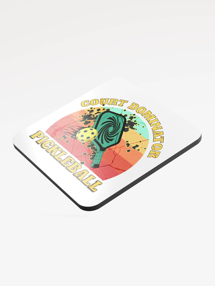 Court Dominator Pickleball Artistic Paddle Coaster product image (4)