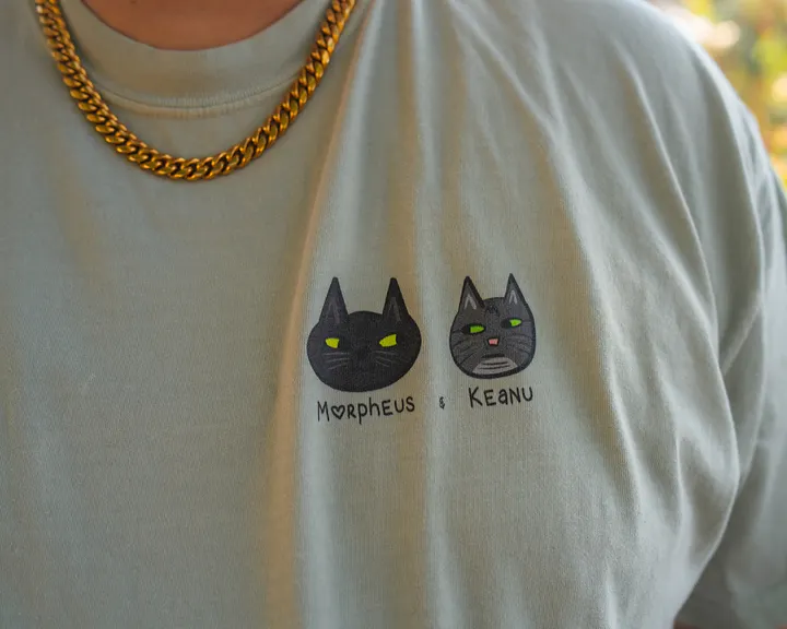 Morpheus and Keanu Heavyweight Tee product image (2)