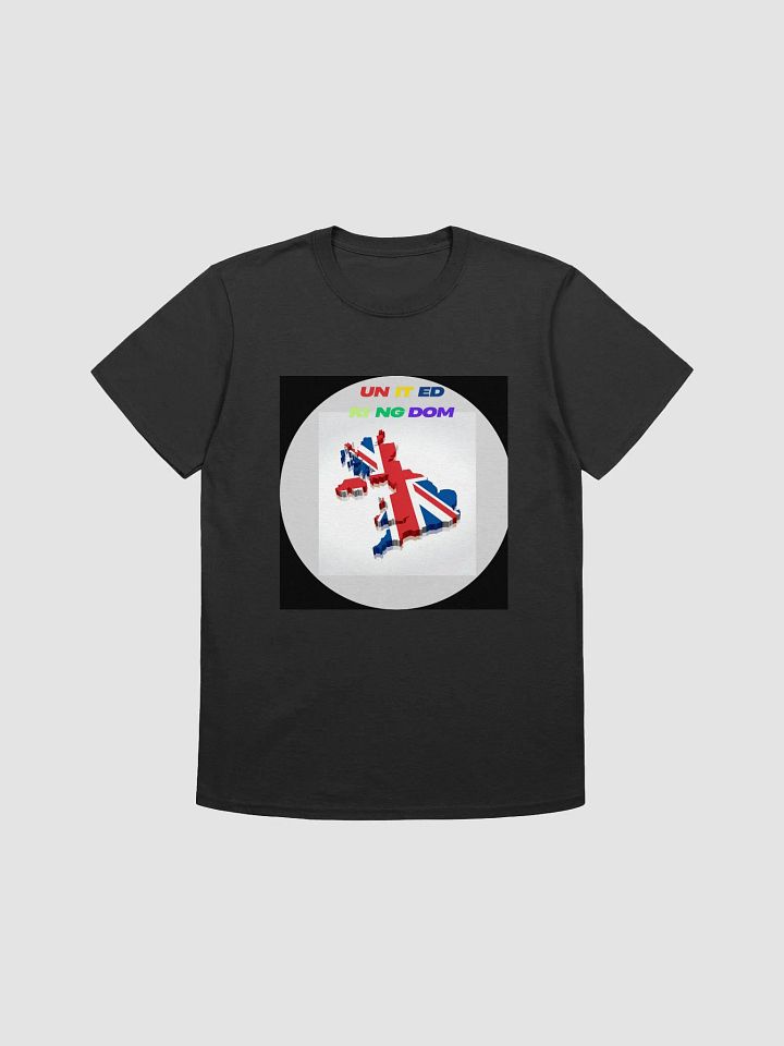 United Kingdom Flag Map Unisex Softstyle T-Shirt product image (1)