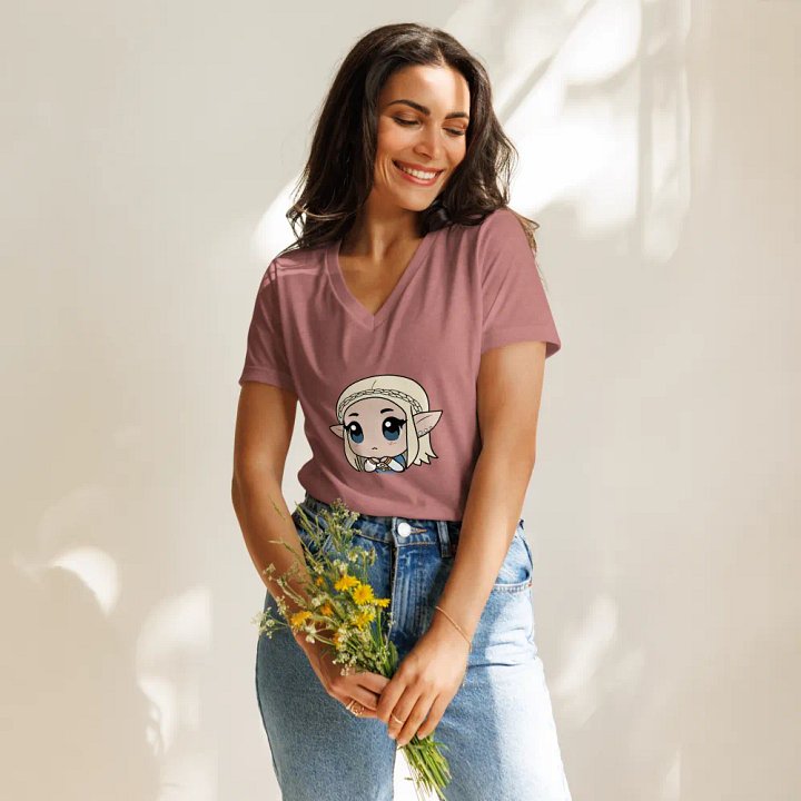 Relaxed V-Neck Shirt | Chibi-lookslikeZelda product image (1)