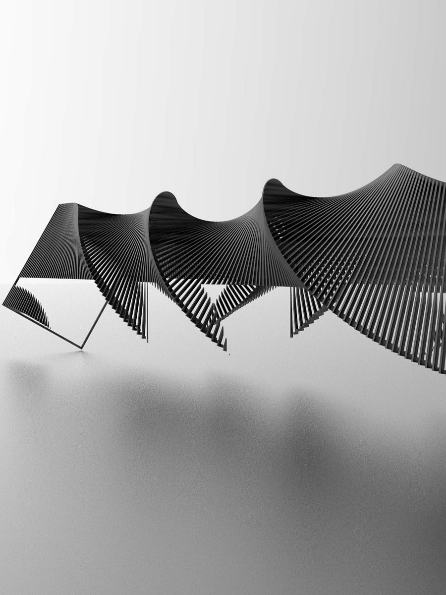 Pavilion Parametric Architectural Facade Design Grasshopper Rhino Files Download product image (2)