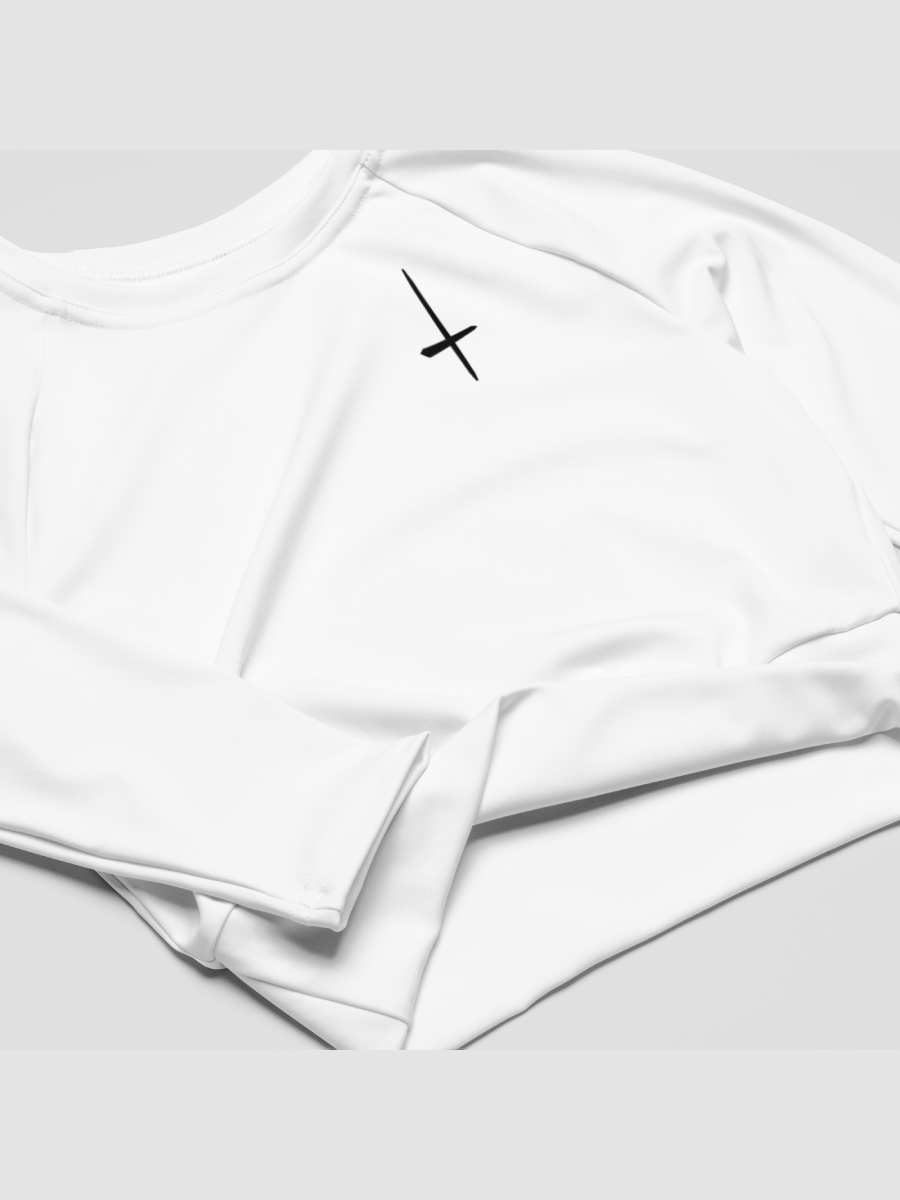 [Tobii] All-Over Print Recycled Long Sleeve Crop Top product image (3)