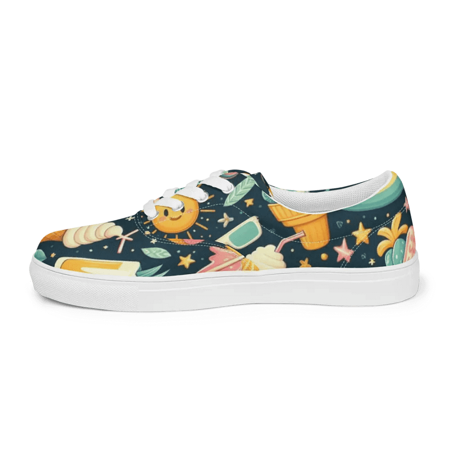 Summer Vibes Retro Canvas Shoes product image (5)