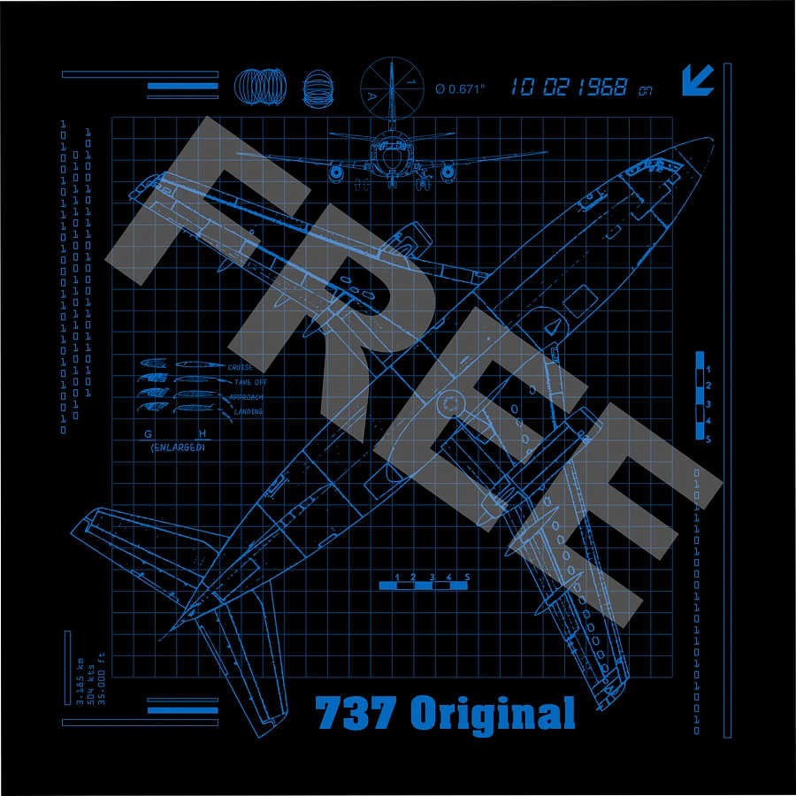 737 Original Printable Poster product image (2)