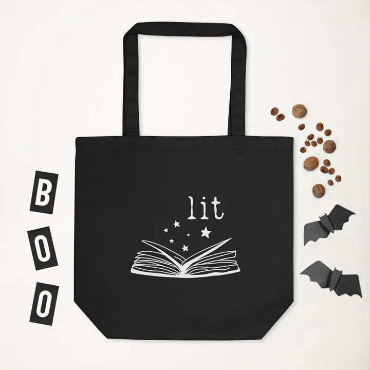 bookish book bag (2-sided) product image (1)