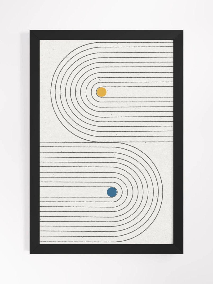 Concentric C Minimalist Poster | Modern Abstract Wall Art product image (3)