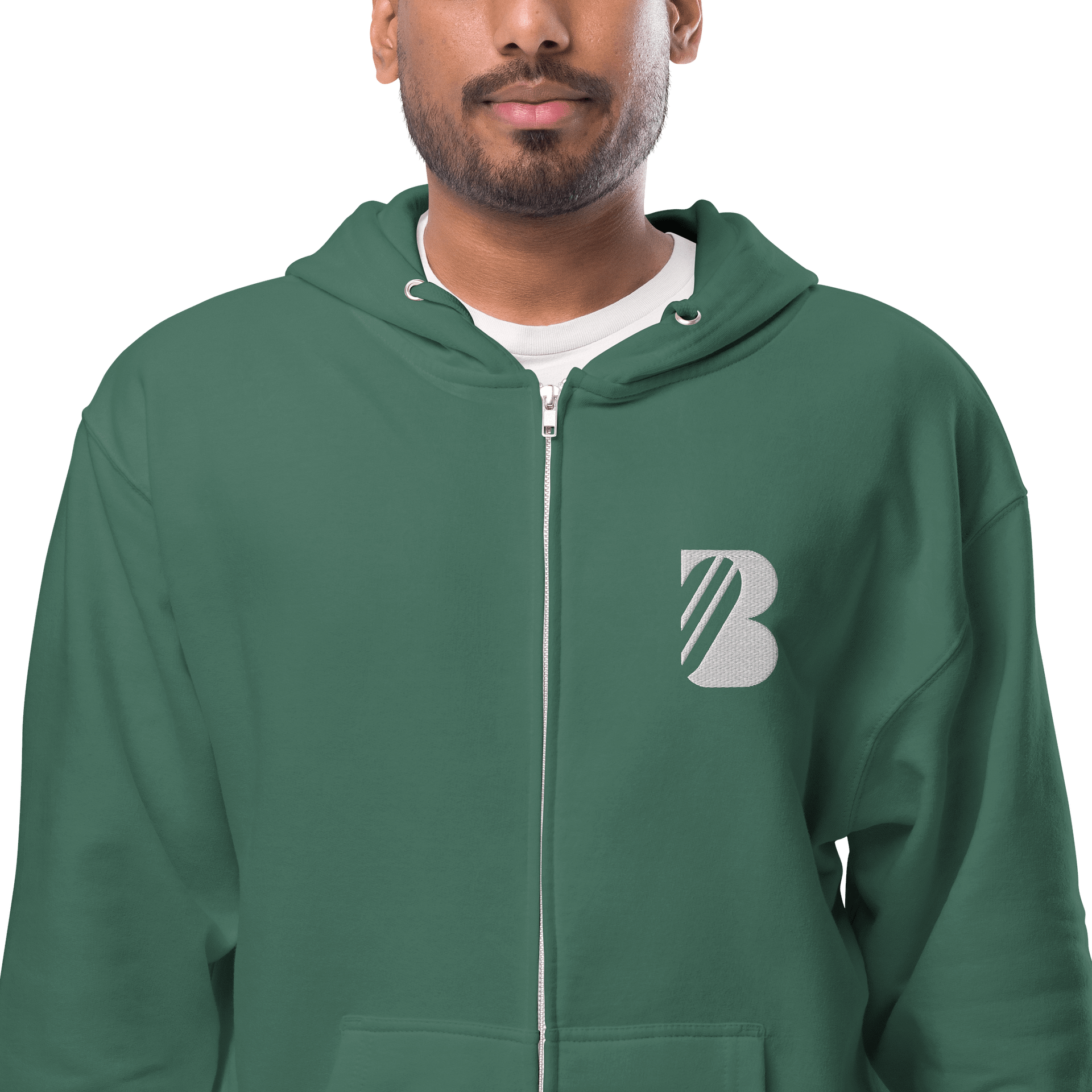 BMcG Zip Up Hoodie | Embroidered Logo product image (1)