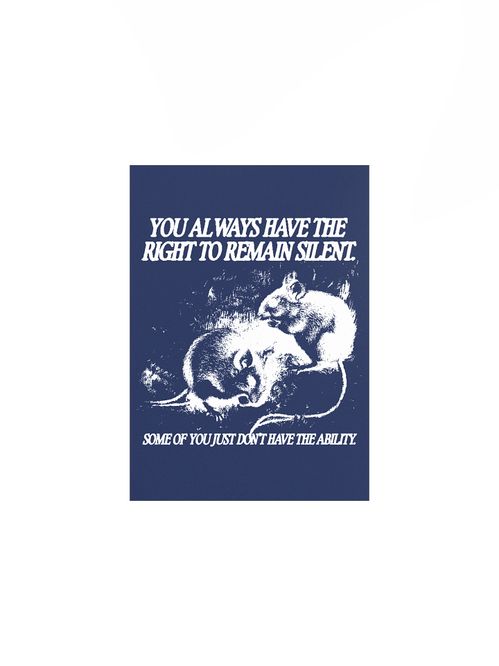 Remain Silent Poster product image (1)