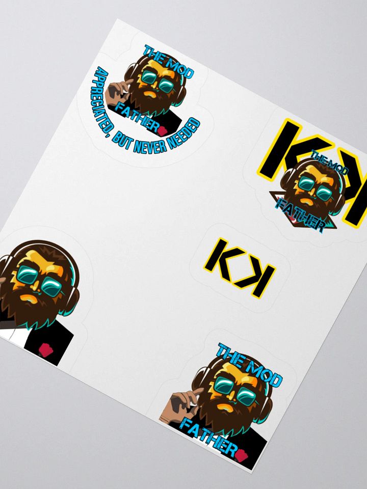Themodfather kiss cut stickers product image (7)