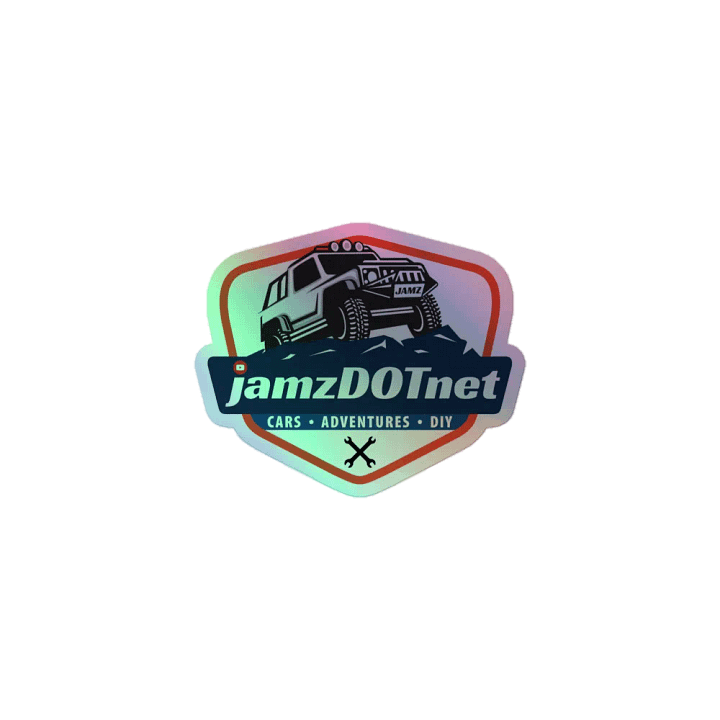 jamzDOTnet holographic sticker product image (1)
