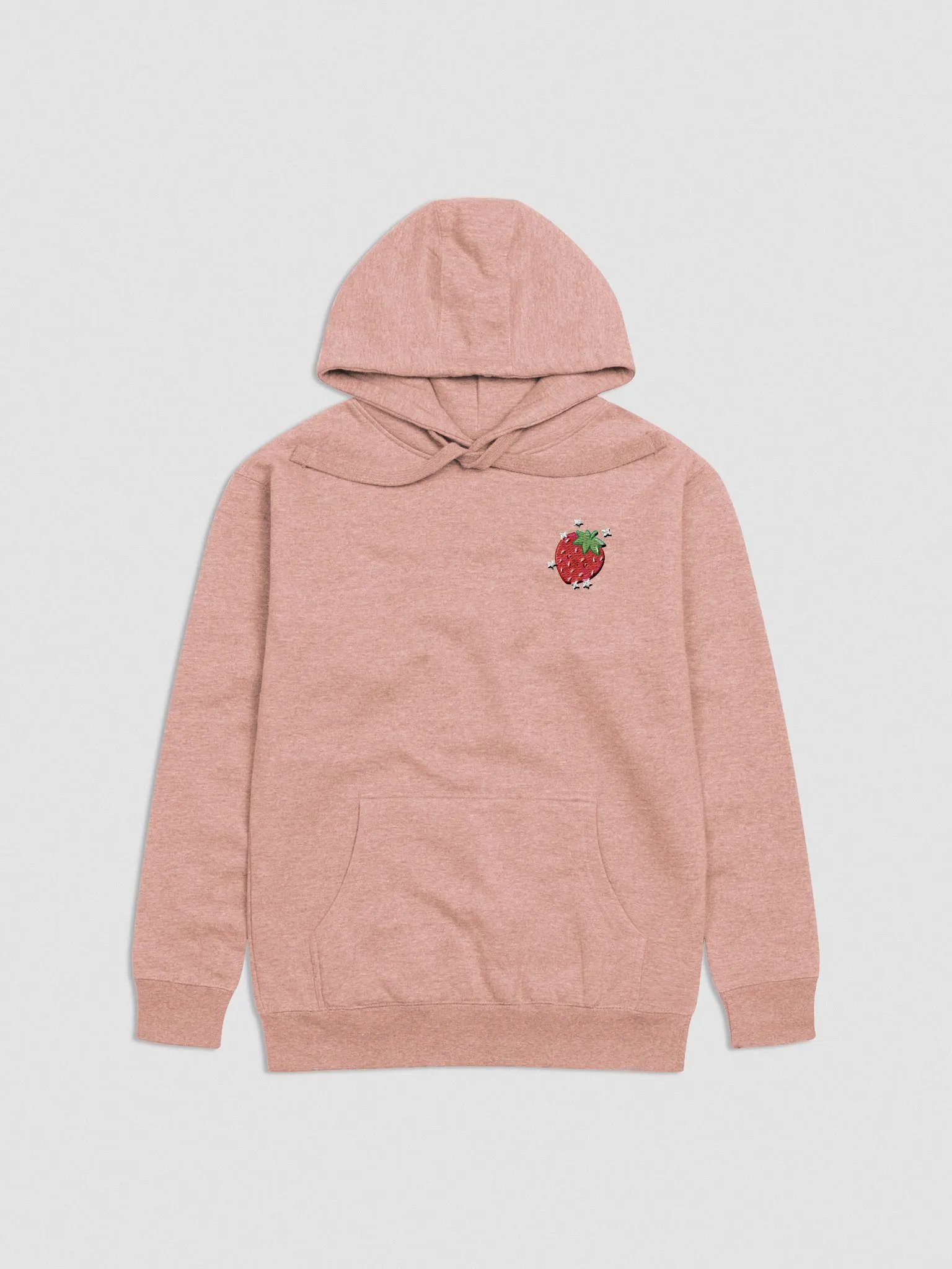 Whimsical Strawberry Embroidered Hoodie product image (5)