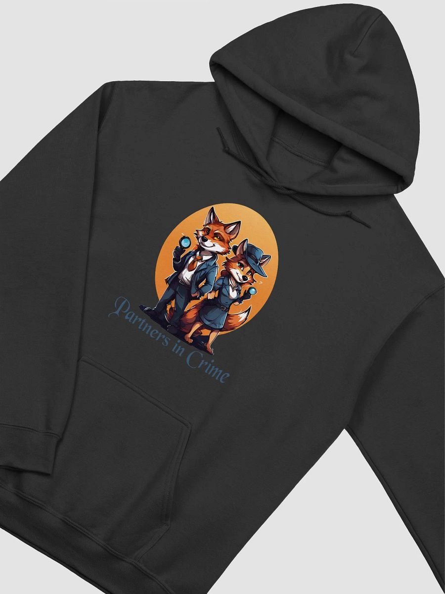 Partners in Crime Funny Gildan Unisex Classic Hoodie – Stylish & Funny Fox Couple Hoodie for Couples product image (2)