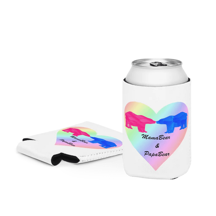 Mama & Papa Bear Coozie Can Cooler product image (4)