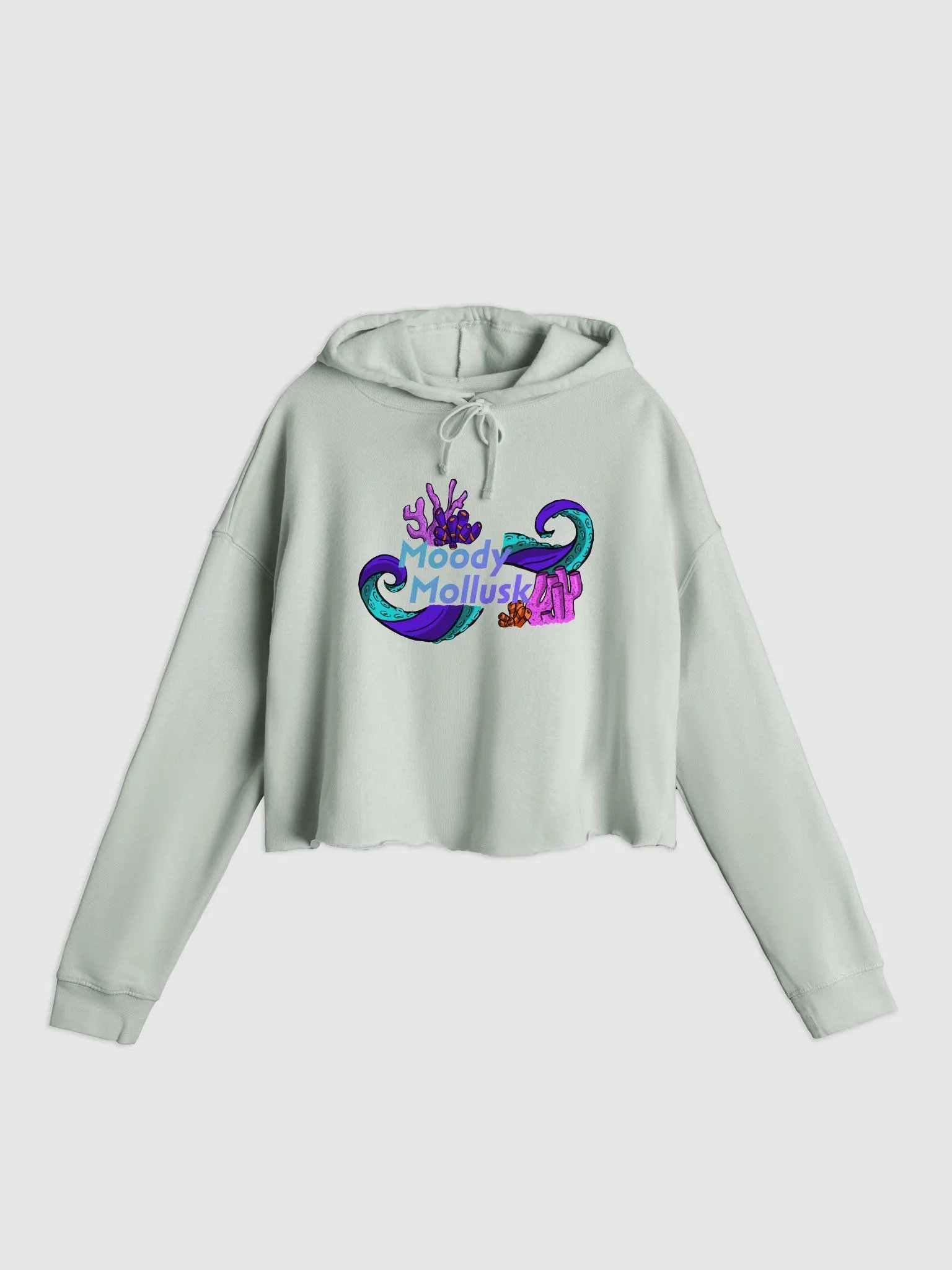 Moody Cropped Hoodie! product image (1)