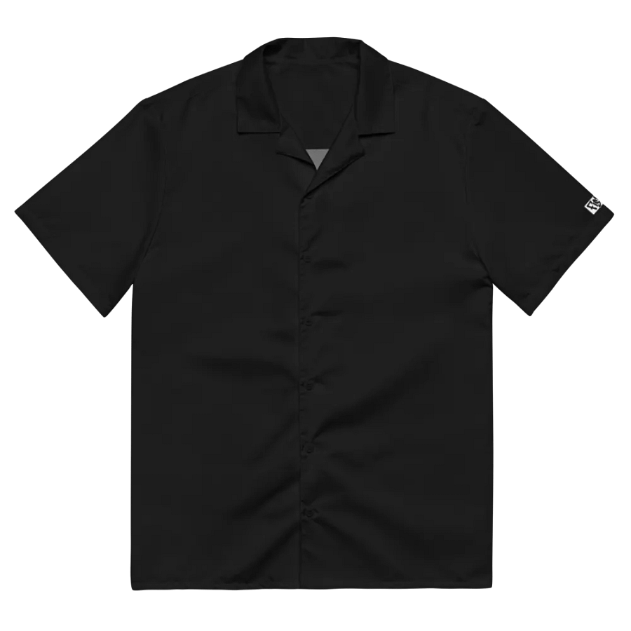Fistikuts Unisex Button-down Shirt (Black) product image (2)