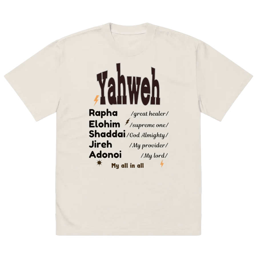 Yaweh Oversize T-Shirt product image (5)
