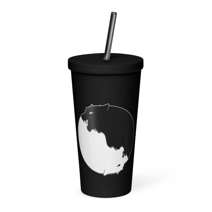 Wolves in Balance insulated tumbler with straw product image (1)