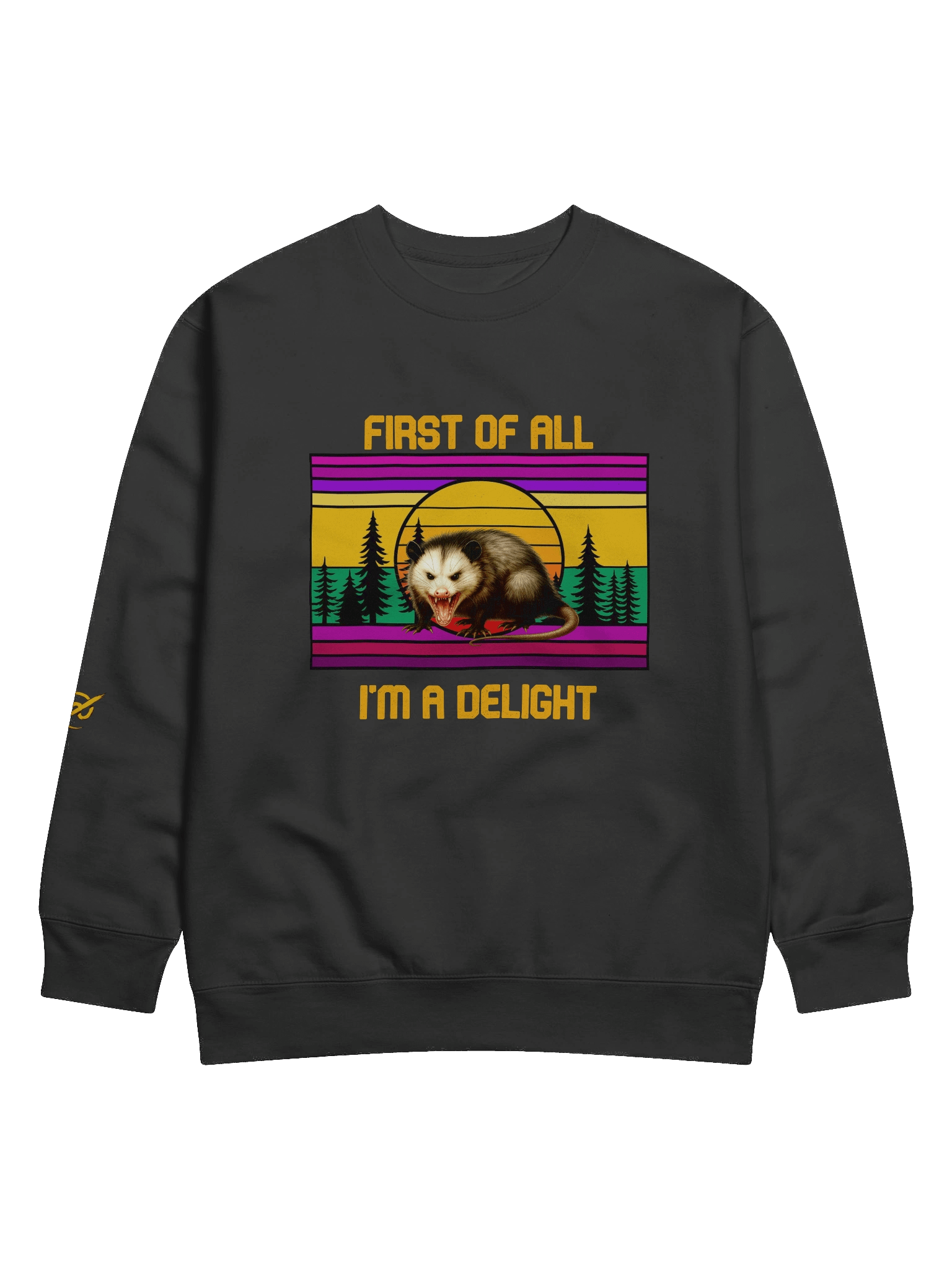 PASP Possum “I’m A Delight” Sweatshirt – Fall Edition product image (1)