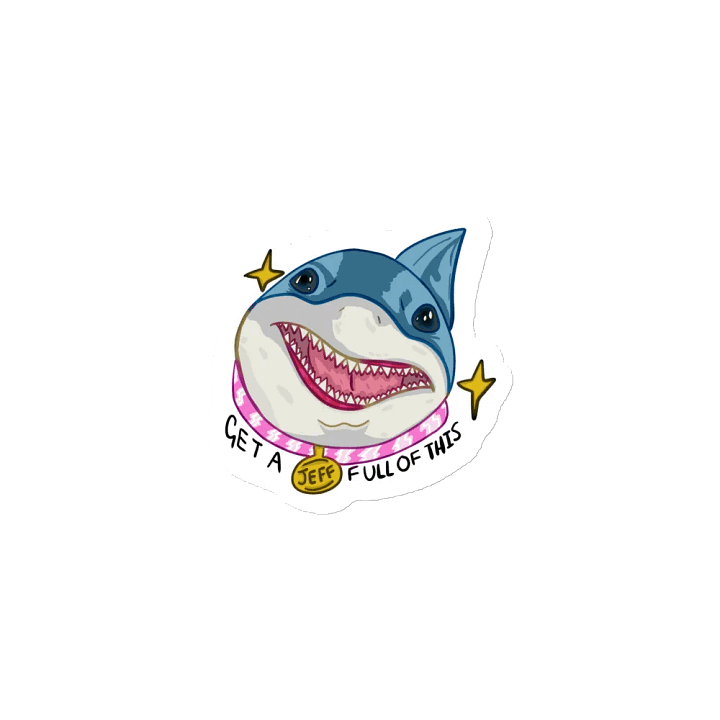 Jeff the Landshark Die-Cut Magnets product image (1)