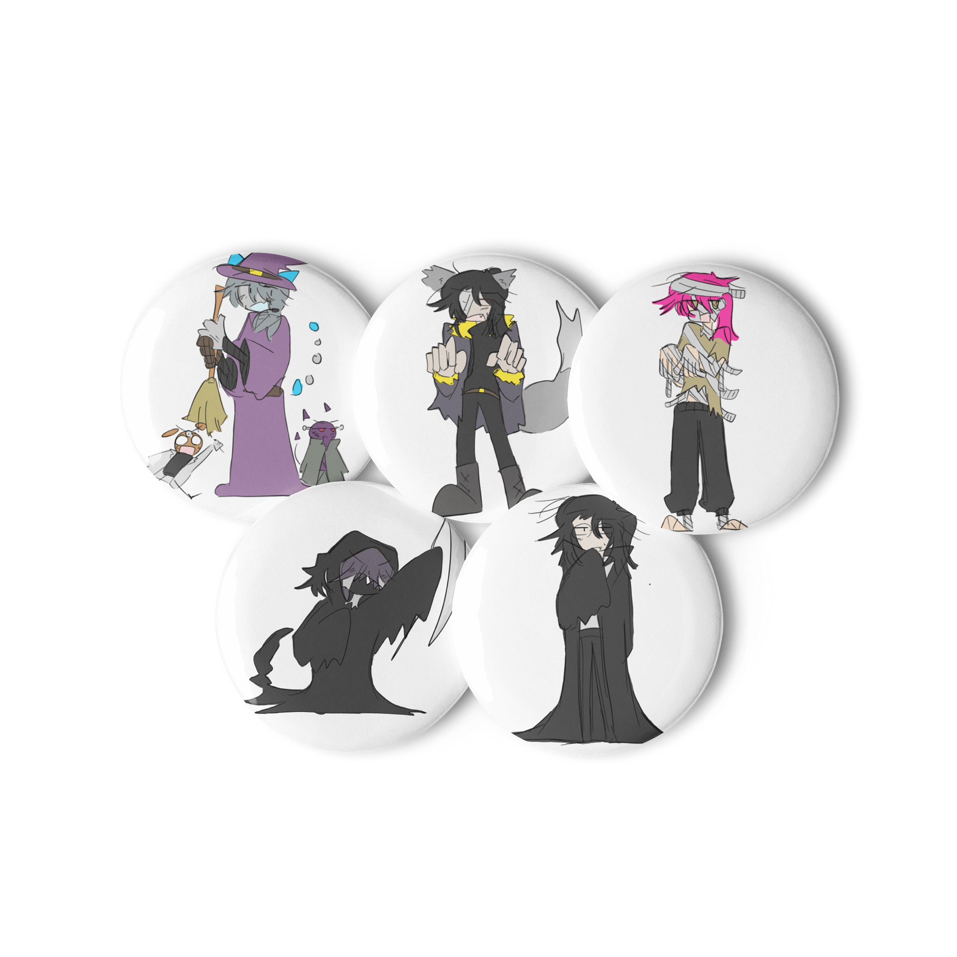 Moon Savers Halloween Pin buttons product image (3)