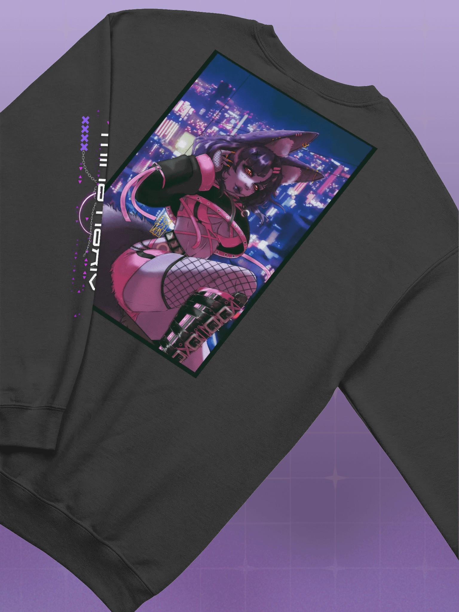 Sporty Waifu - Unisex Crewneck Sweatshirt product image (3)