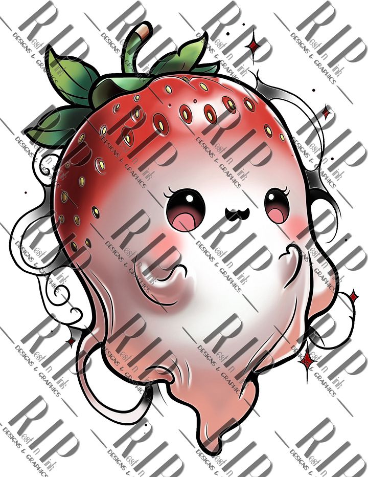 Berry Scary Digital Download PNG - Full Color & Outline version product image (2)