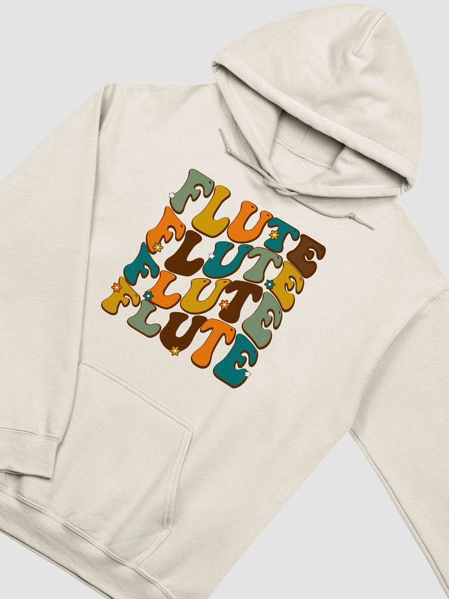 Textured Groovy Wavy Flute Hoodie - Retro Colors product image (3)