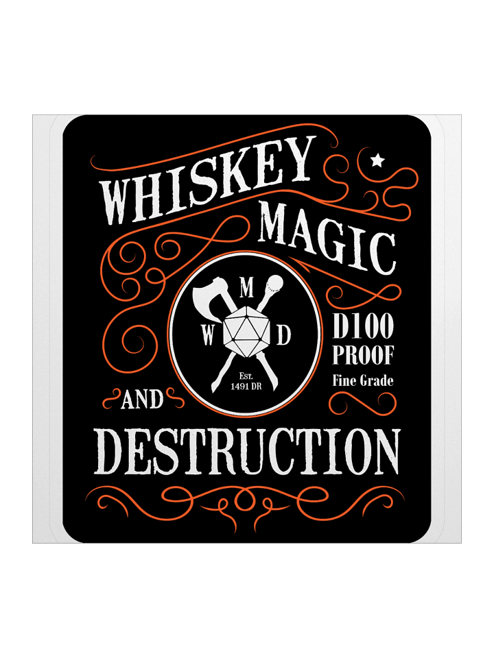 Whiskey Magic and Destruction Stickers product image (1)