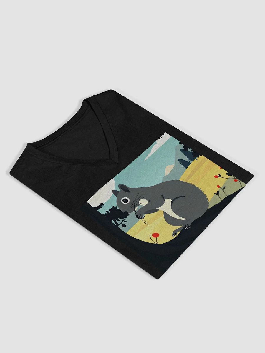 Squirrel Serenity Women's V-Neck Tee product image (4)
