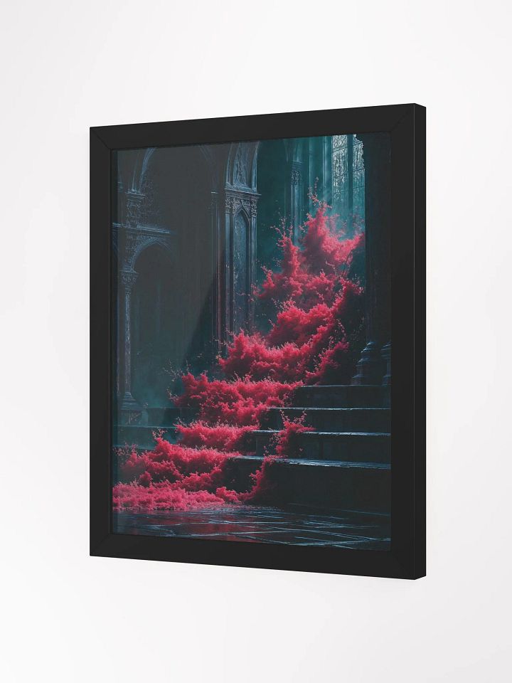 Crimson Cathedral Chaos Framed Print product image (10)