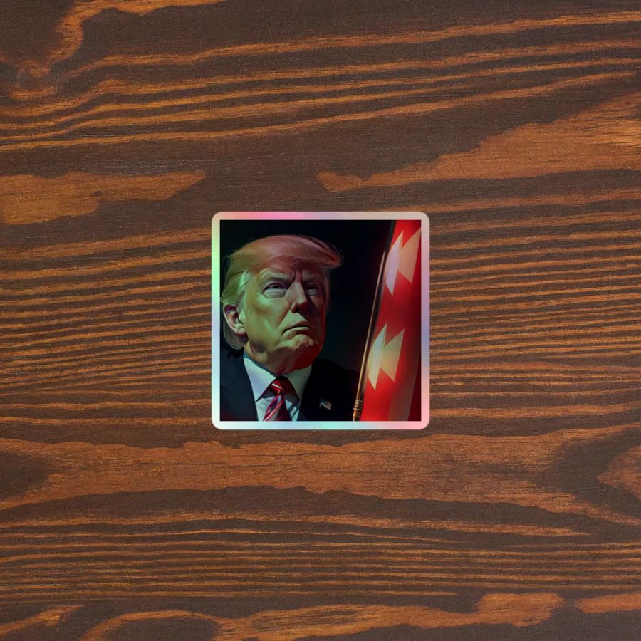 Pledge of Allegiance Holographic Sticker product image (3)