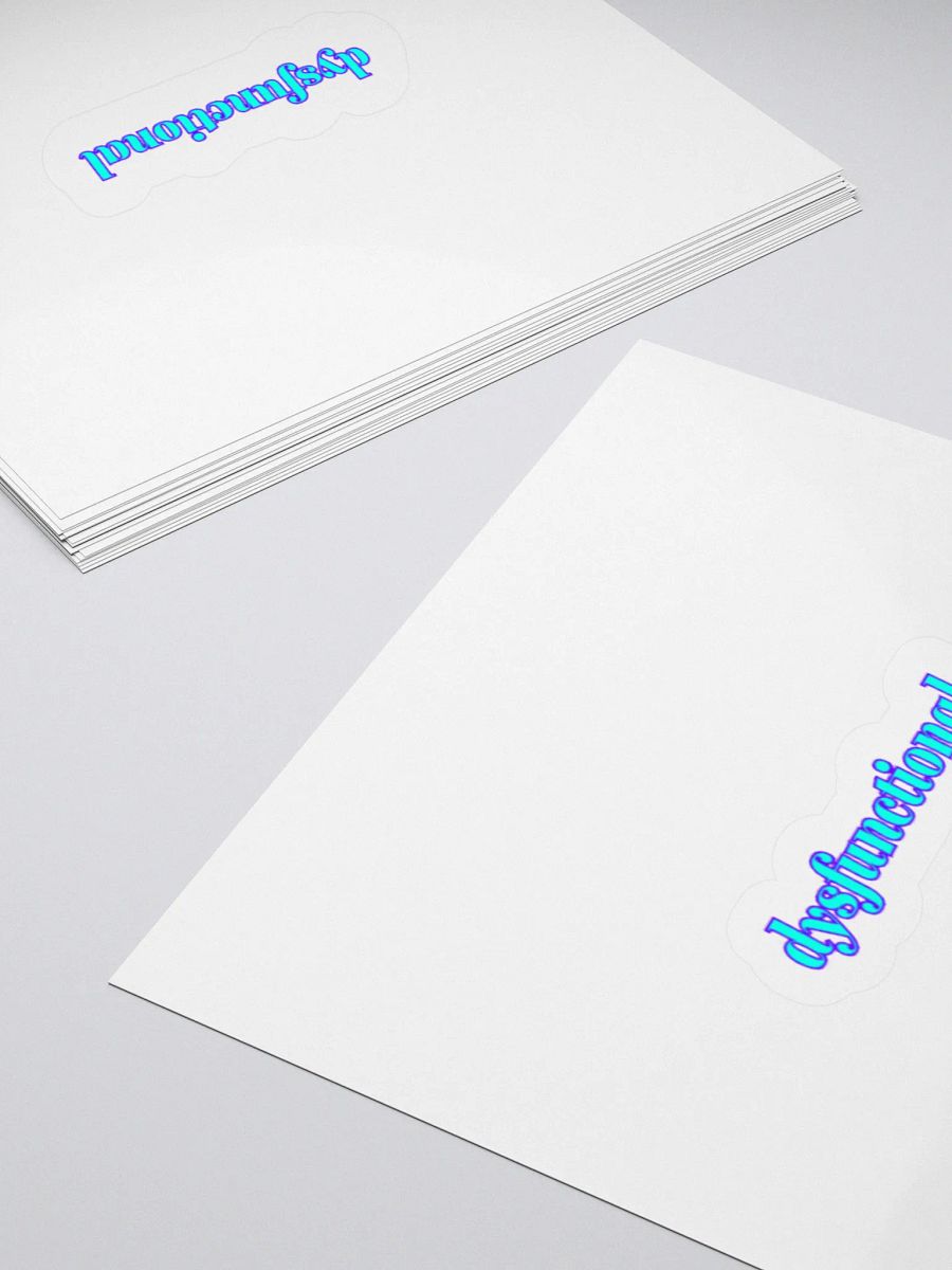 dysfunctional. Sticker product image (7)