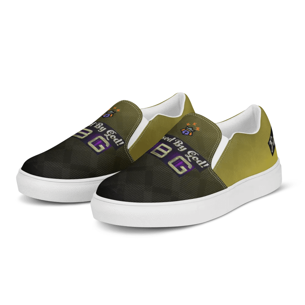 BBG Goldish Gradient Men's Slip Ons product image (3)