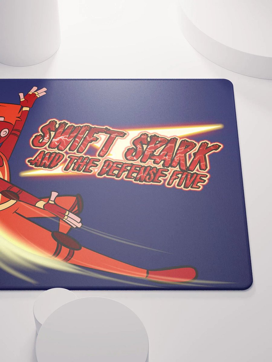 Swift Spark and the Defense Five: Swift Spark Flying Gaming Mouse Mat product image (5)