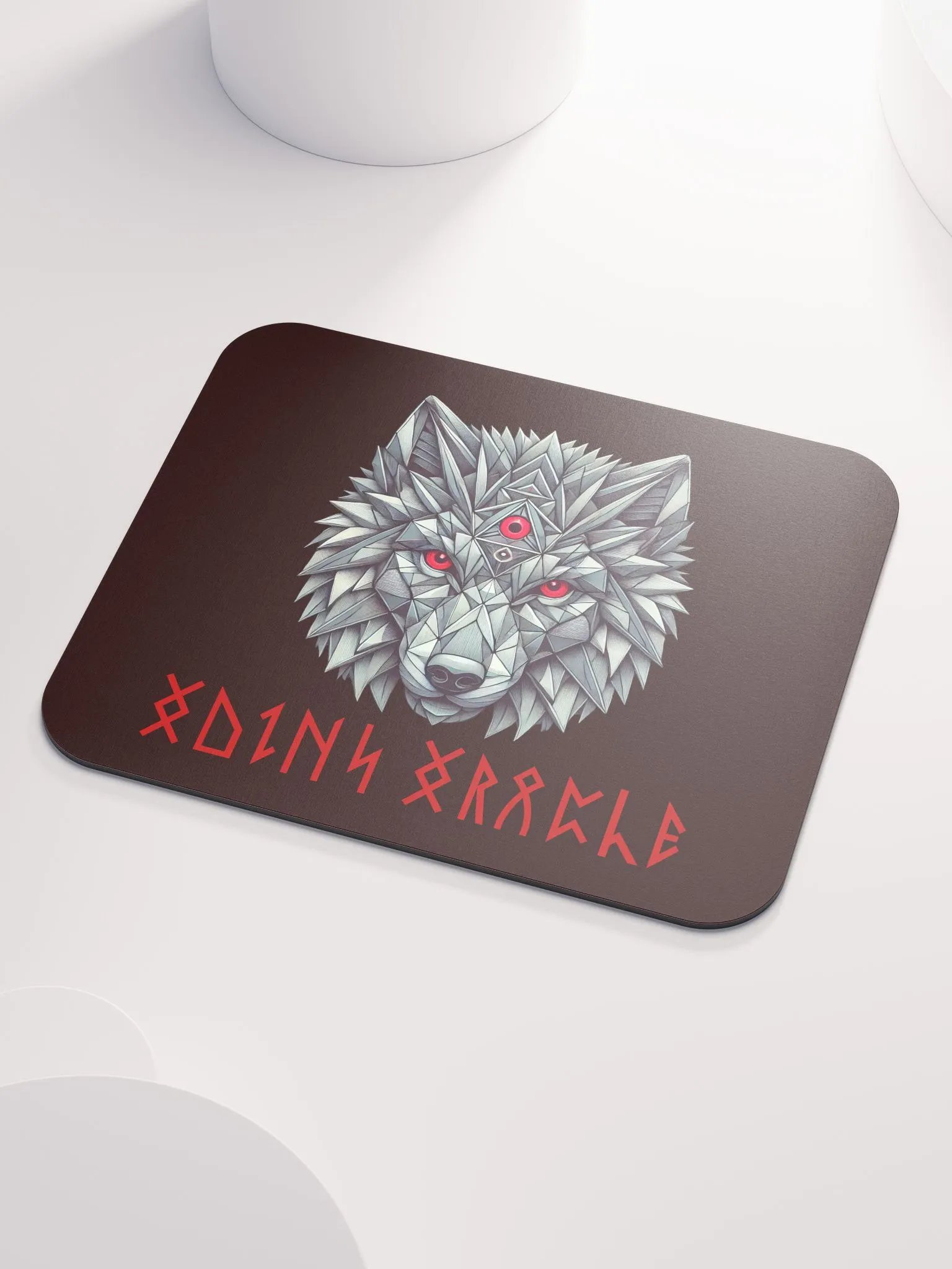 Wolf Logo Runic - Mousepad product image (4)