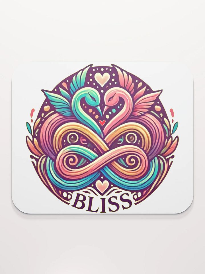 Swan Heart Bliss Mouse Pad product image (2)