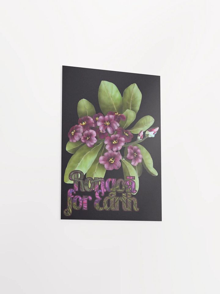 Rongoa for Earth - Karo Flower Wall Print product image (1)