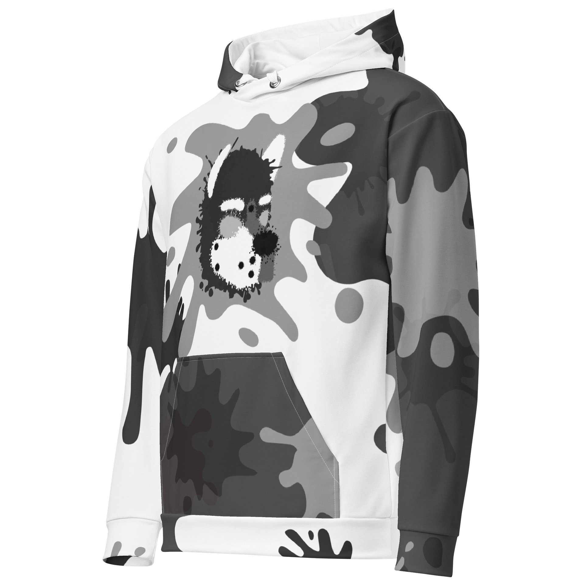 Chaos Splatter Hoodie - White product image (3)