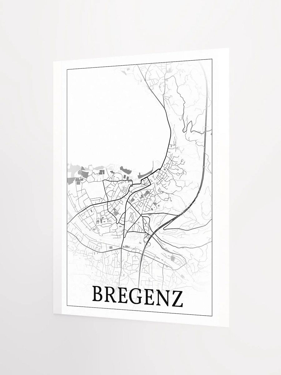 Bregenz, Austria, city map print product image (7)