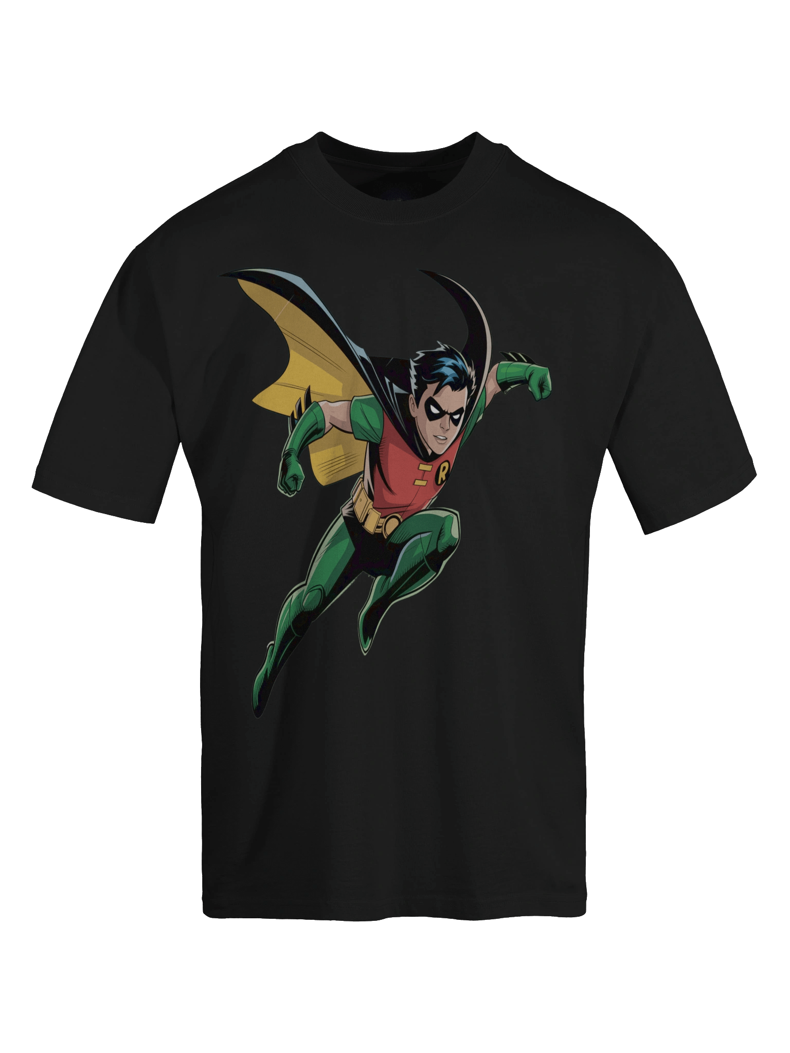 Robin Caped Leap Oversized Faded T-Shirt product image (1)