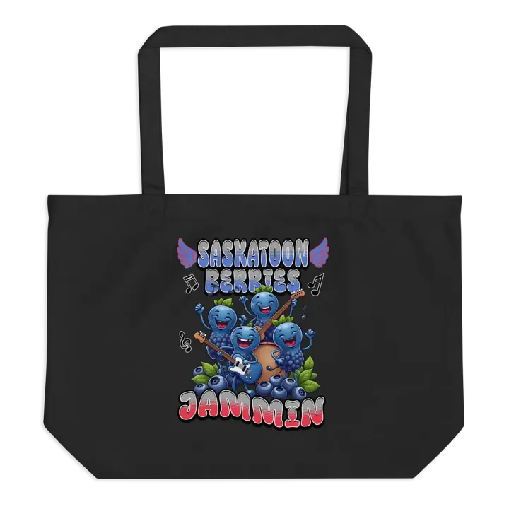 Saskatoon Berries Jammin Organic Tote Bag product image (1)