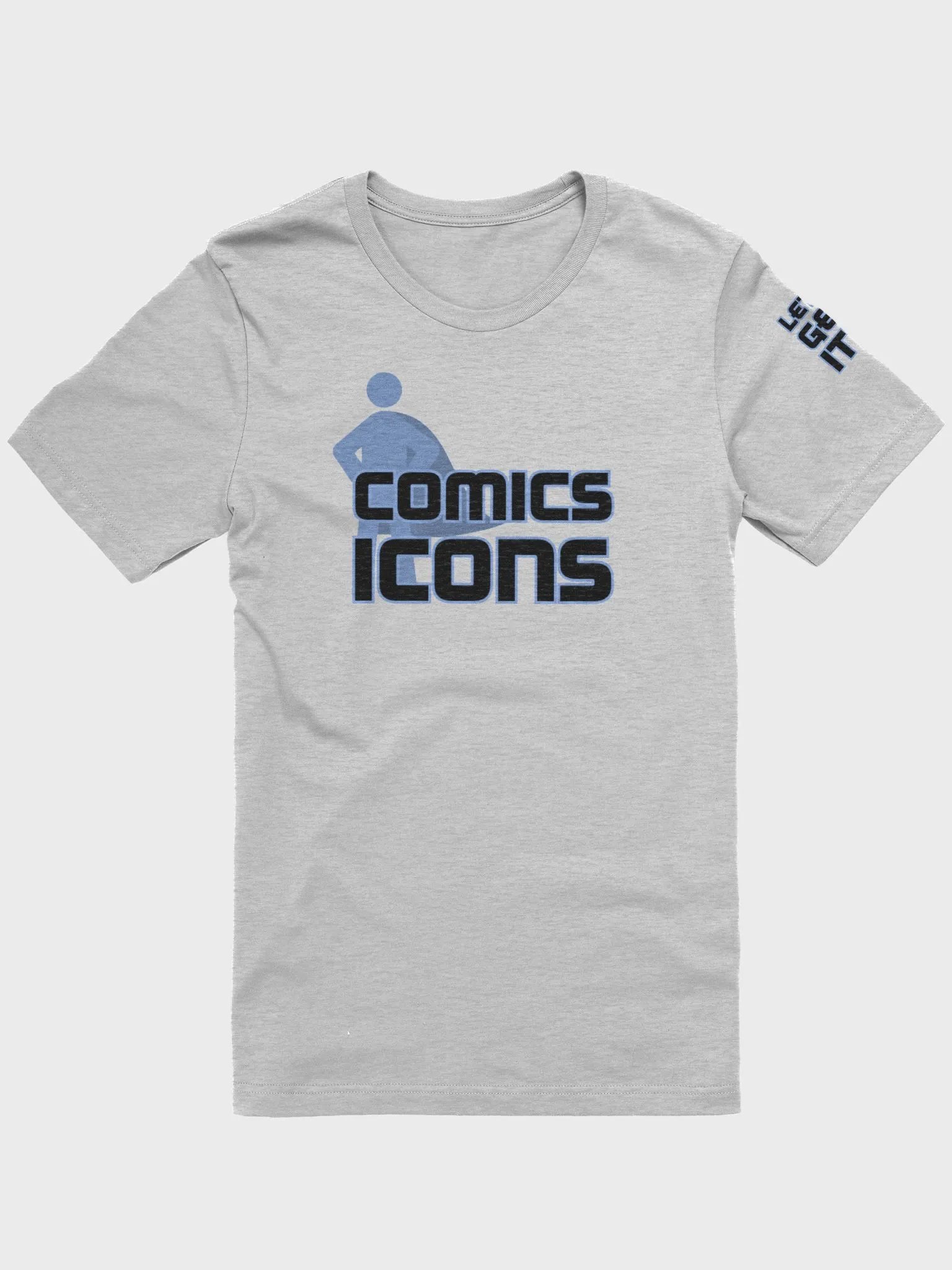 Comics Icons Black On Blue Logo Tee product image (9)